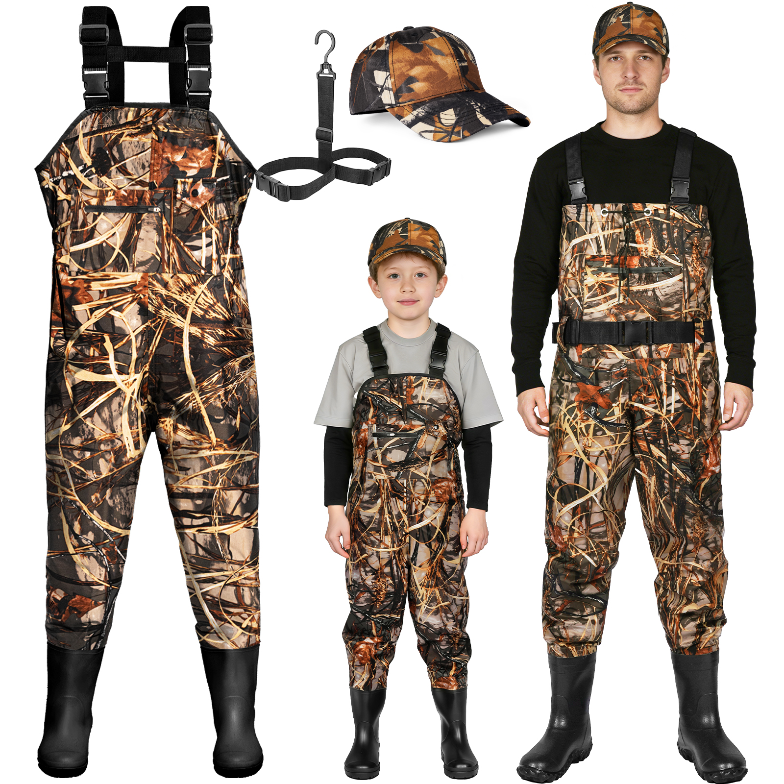 Leaf Camouflage Waders with Fi - Fishing Waders reseña y precio