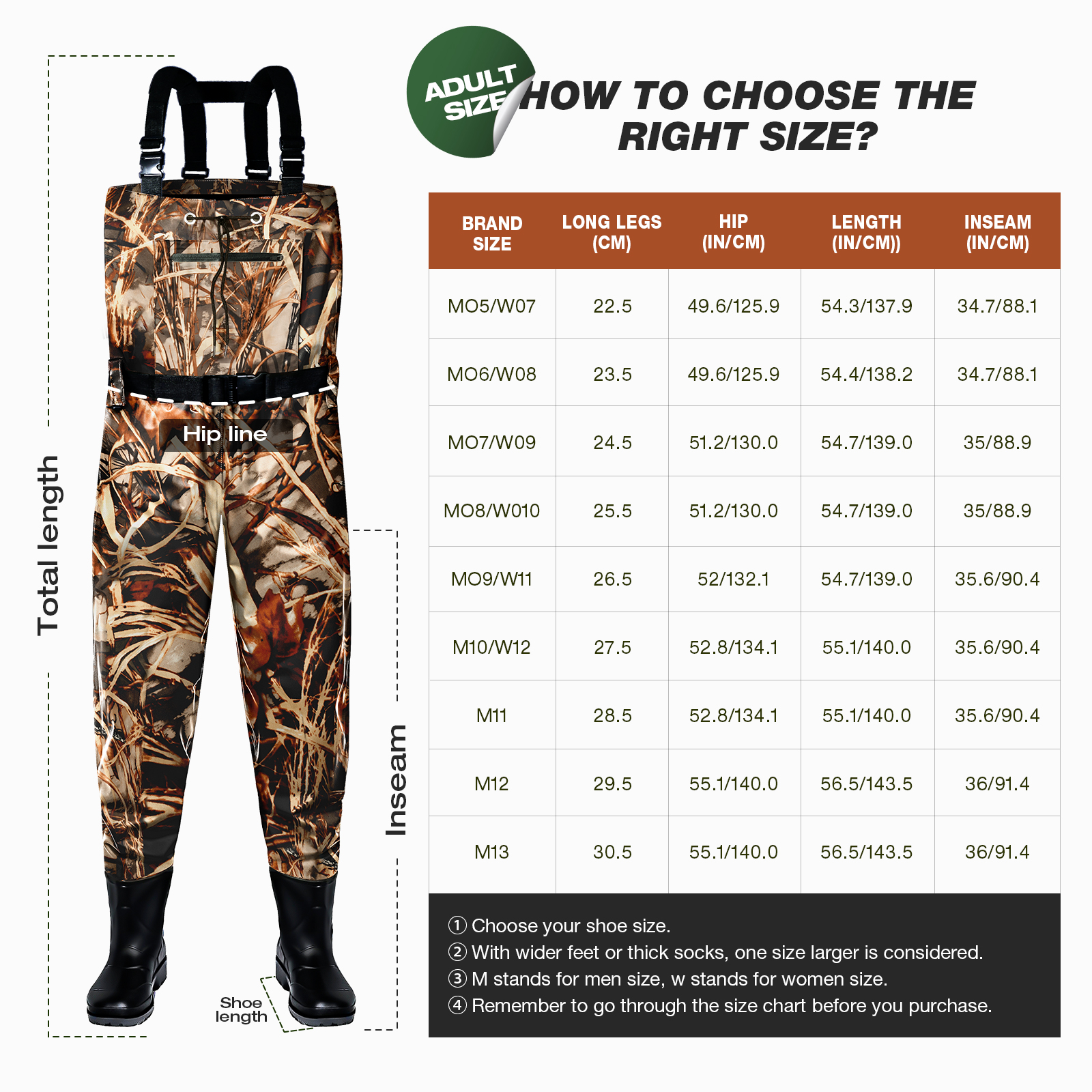 Leaf Camouflage Waders with Fi - Fishing Waders reseña y precio
