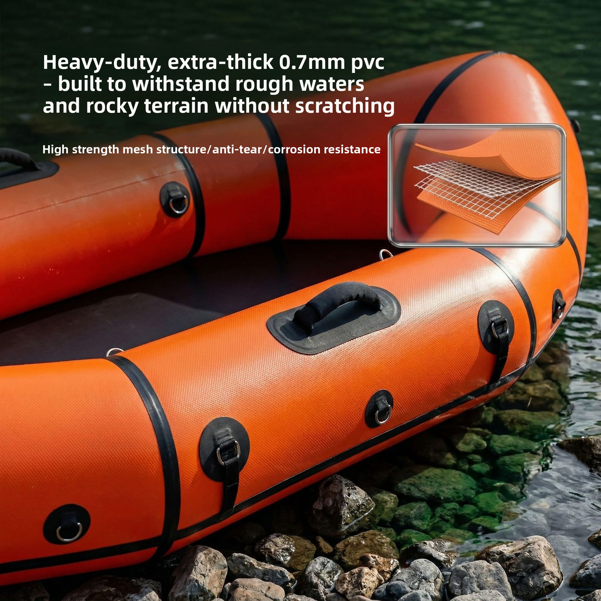 Inflatable Backpack Boat Singl - Fishing Backpack reseña y precio