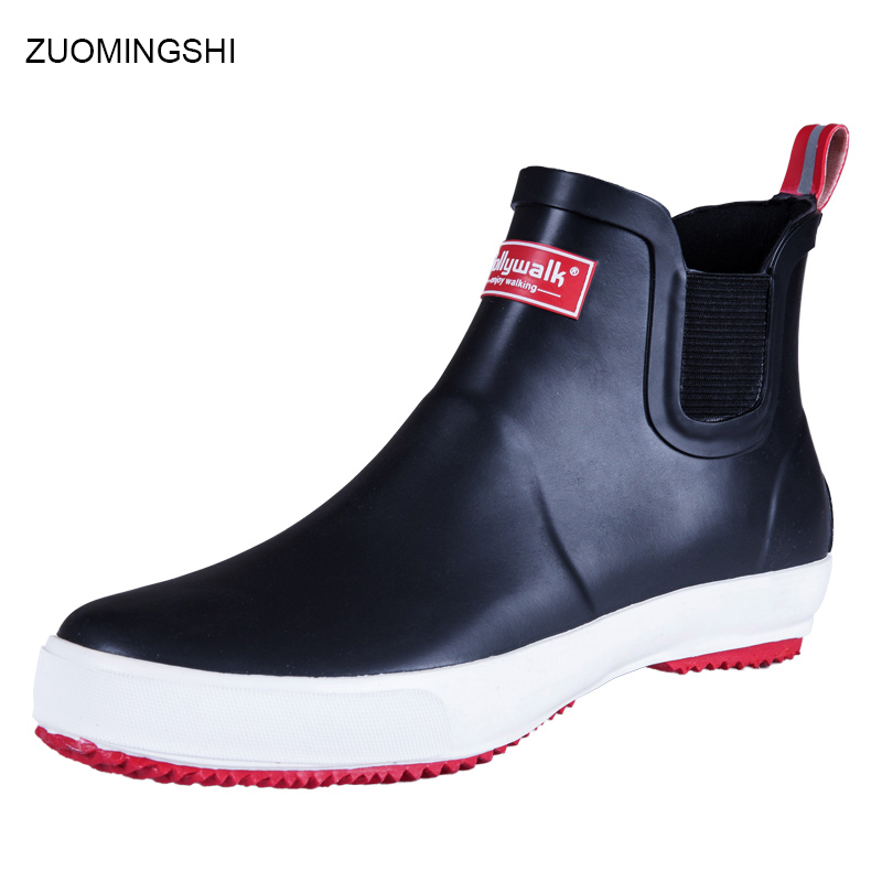 Sale Men Rubber Rain Boots Gum - Fishing Boots reseña y precio