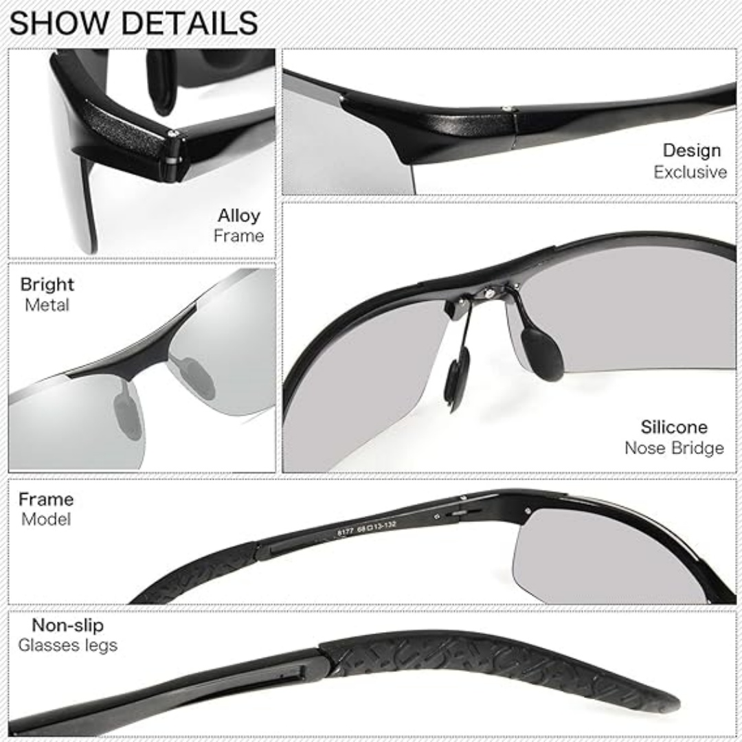 1 pcs Polarized Sunglasses Men - Fishing Sunglasses Polarized reseña y precio
