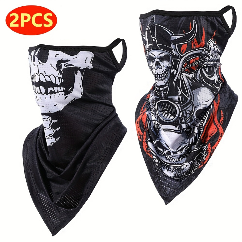 2-Pack, Men's Gothic Mask and  - Fishing Mask Sun Protection reseña y precio