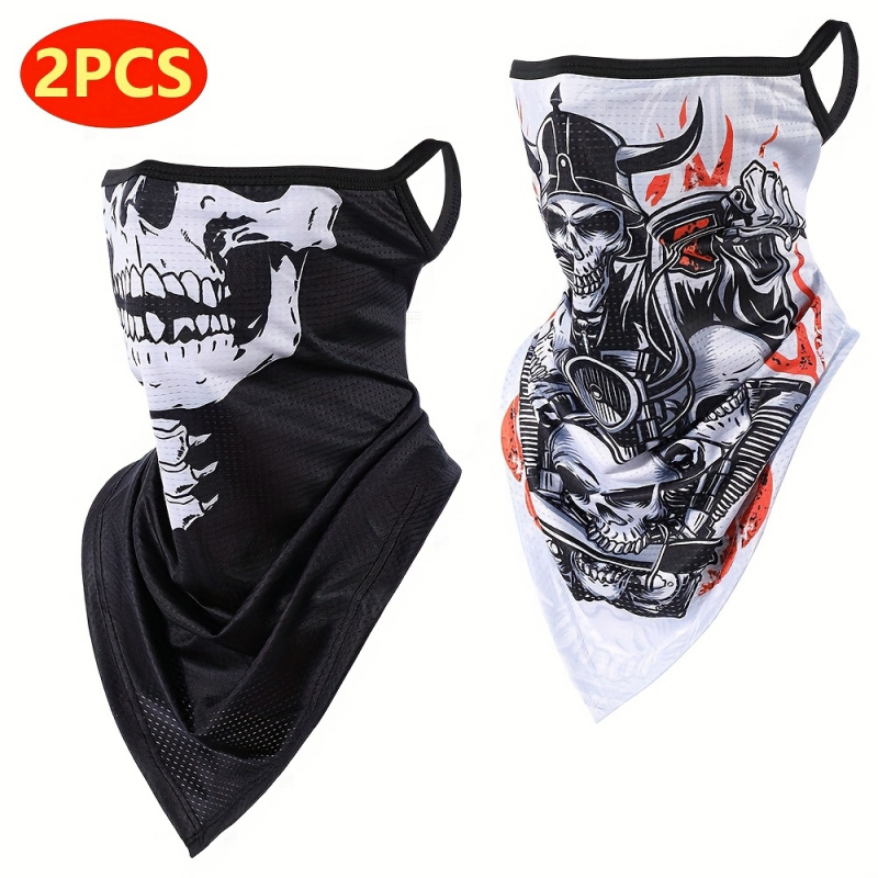 2-Pack, Men's Gothic Mask and  - Fishing Mask Sun Protection reseña y precio