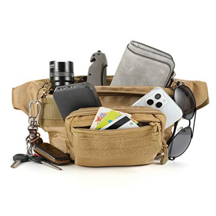 Tactical Fanny Pack, Military  - Fishing Belt reseña y precio