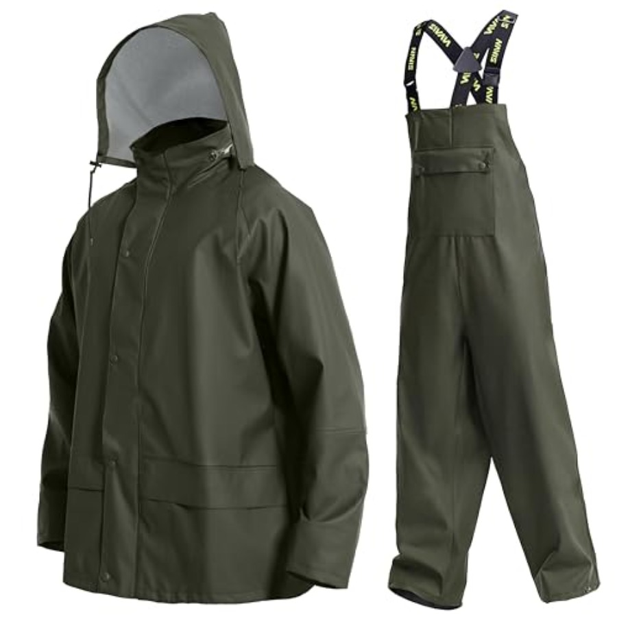 Mens PRO Workwear 3-Piece Wate - Fishing Jacket Waterproof reseña y precio