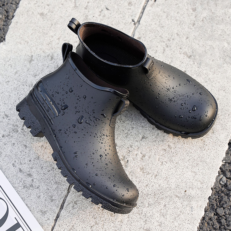 New Fashion Men Rain Boots Pla - Fishing Boots reseña y precio