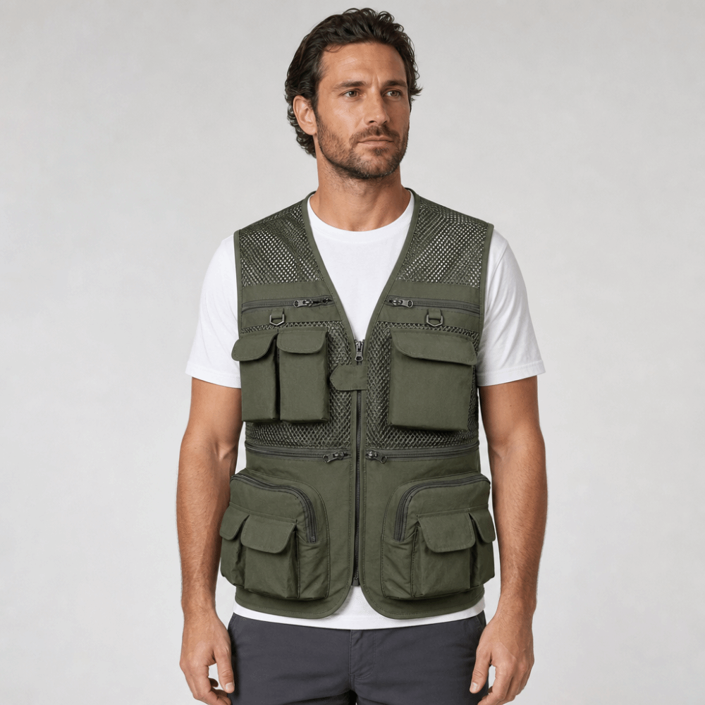 Durable with 16 Pockets Fishin - Fishing Vest reseña y precio