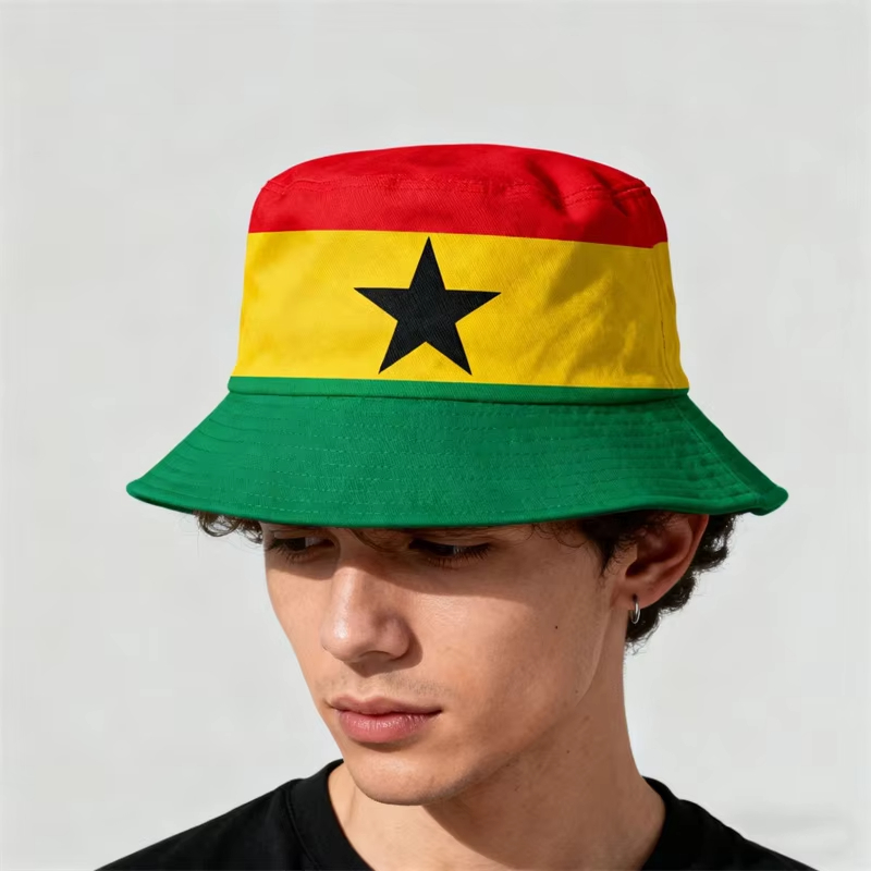 Printed National Flag Bucket H - Fishing Hat reseña y precio
