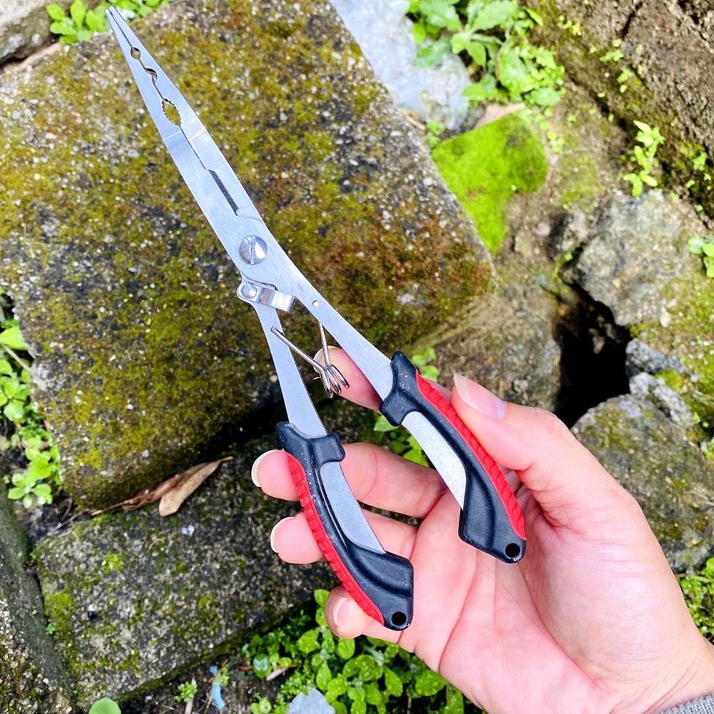 Long Fishing Pliers Scissor Gr - Fishing Belt reseña y precio