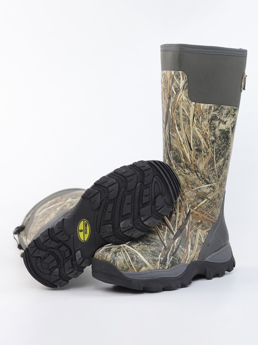 Men's High-Cut Camouflage Rain - Fishing Boots reseña y precio