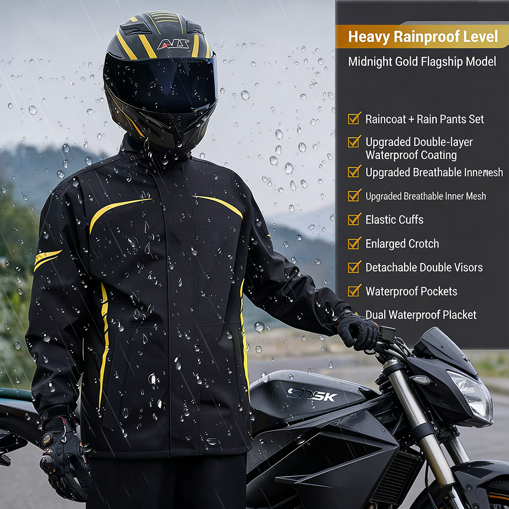 Motorcycle Rain Suit Men Women - Fishing Rain Suit reseña y precio