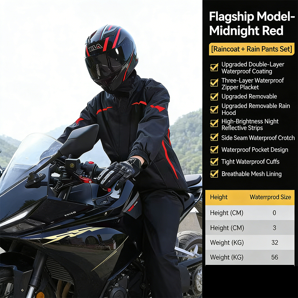 Motorcycle Rain Suit Men Women - Fishing Rain Suit reseña y precio