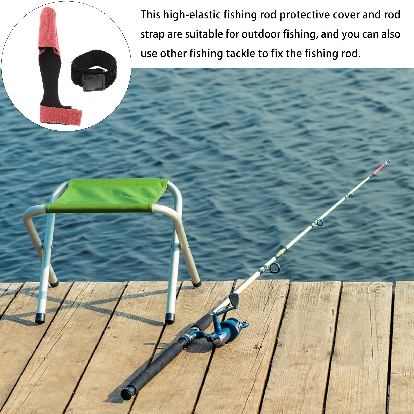2 Sets Fishing Rod Tip Protect - Fishing Socks reseña y precio