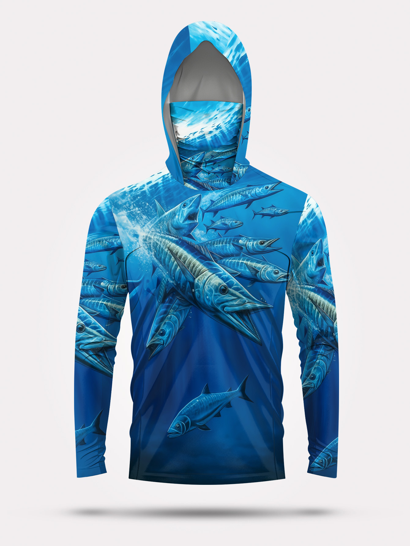 Men Hood Fishing Shirt long sl - Fishing Shirt Uv Protection reseña y precio