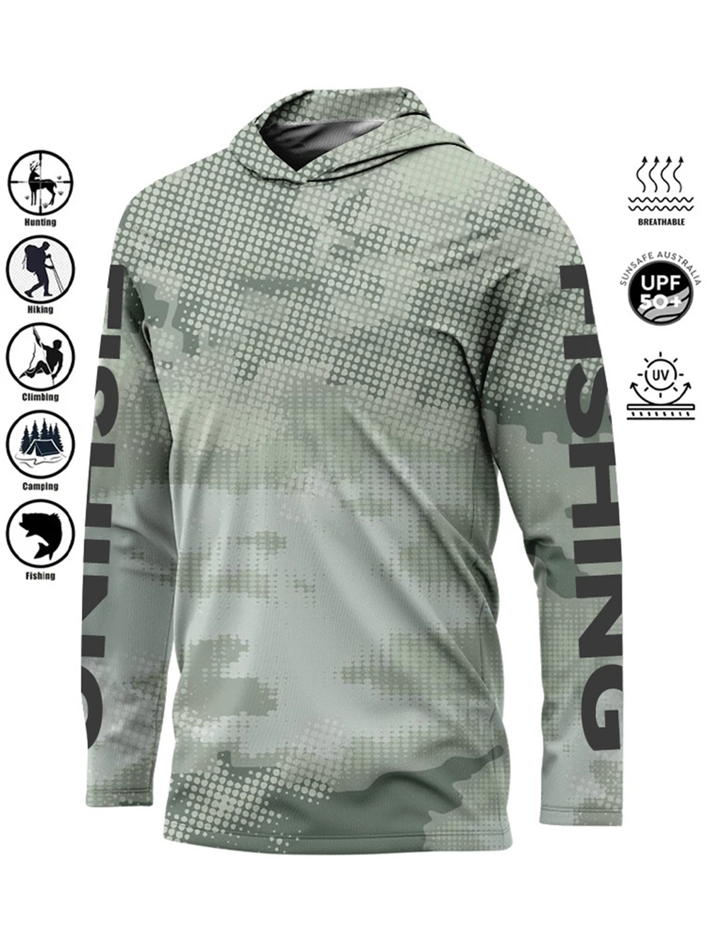 MALFC Hood Fishing Shirt Fishi - Fishing Rain Suit reseña y precio